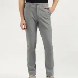 Men Slim Fit Flat-Front Chinos-image-77