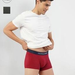 Pack of 2 Horizontal Stripe Antibacterial ET005 Trunks-image-58