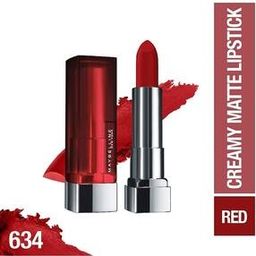 Color Sensational Creamy Matte Lipstick - 634 Bold Crimson-5
