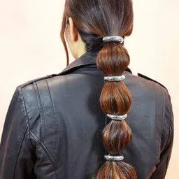hair drama co. Women Set of 2 Halo Pony Cuffs-picture-4