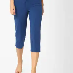 jockey 1300 Super Combed Cotton Elastane Stretch Slim Fit Capri with Side Pockets-picture-24