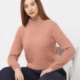 Women Turtleneck Pullover-image-41