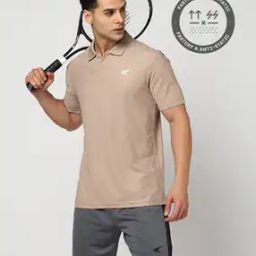 Men Regular Fit Active Polo T-Shirt-image-88