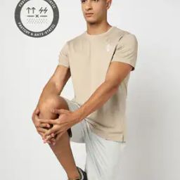 Men Relaxed Fit Crew-Neck Training T-Shirt-picture-49