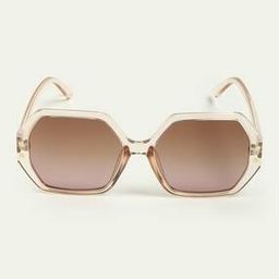 Women Angular Oversized Polarised Sunglasses-image-19