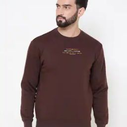 Men Typographic Print Regular Fit Sweatshirt-picture-0