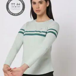 Fastdry Striped Crew-Neck T-Shirt-image-21