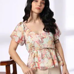 Women Floral Print Relaxed Fit Top-image-66