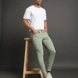 Men Mid-Rise Skinny Fit Jeans-image-80