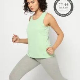 Women Regular Fit Round-Neck Running Tank T-Shirt-image-27