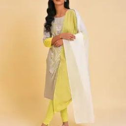 Women Colourblock Dupatta-28
