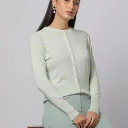 Women Round-Neck Cardigan-image-14