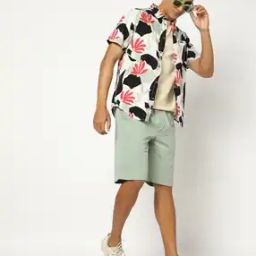 Men Relaxed Fit Shorts-22