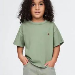 Lightly Washed Relaxed Fit Round-Neck T-Shirt-image-66