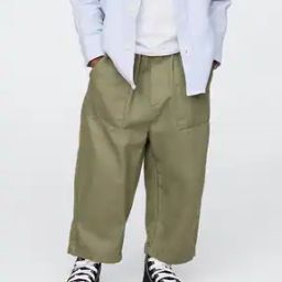 Boys Solid Relaxed Fit Pull-On Pants-picture-45
