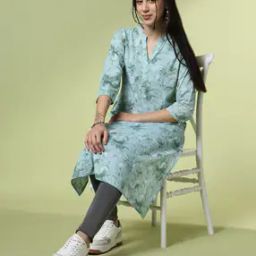 Women Floral Print Straight Kurta-image-62