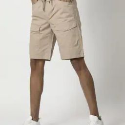 Men Slim Fit Cargo Shorts-picture-48