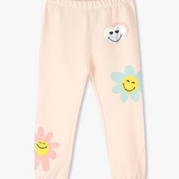 kg frendz Girls Smiley Floral Print Joggers-picture-14