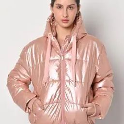 Women Hooded Puffer Jacket-image-15