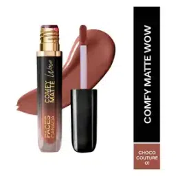 Comfy Matte Wow One Swipe Application Liquid Lipstick - Choco Couture 01-image-17