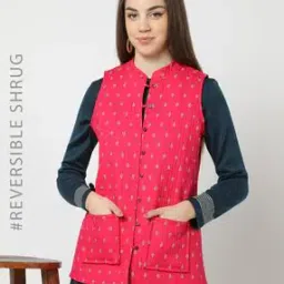 Reversible Regular Fit Quilted Jacket-15
