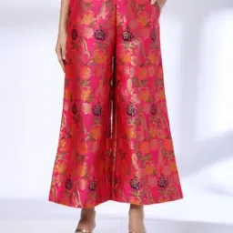 Women Floral Pattern Palazzo-image-83