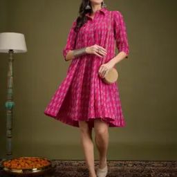 Women Cotton Dress-image-52