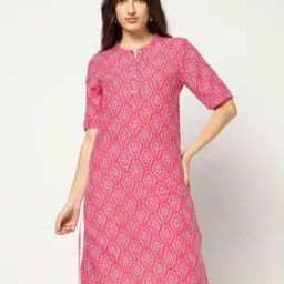 Women Geometric Print Straight Kurta-picture-24
