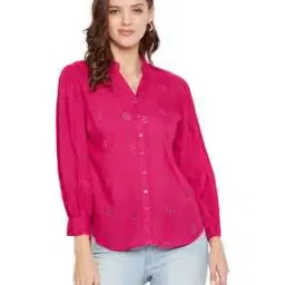 Embellished Medium-Length Shirt-image-3