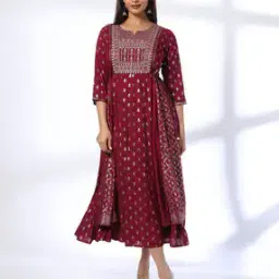 Women Printed A-Line Dress-image-44
