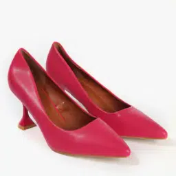 Pointed-Toe Chunky Heeled Shoes-21