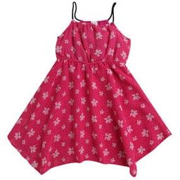 Girls Floral Print Fit & Flare Dress-image-50