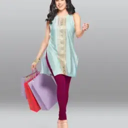 Full-Length Cotton Stretchable Leggings-image-92