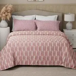Cotton Bedsheet With 2 Pillow Cover-30