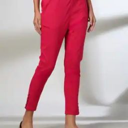 Women Pants with Criss-Cross Design-image-49