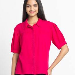 Women Lace Relaxed Fit Shirt-51