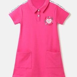 united colors of benetton Embroidered T-Shirt Dress with Patch Pockets-picture-19