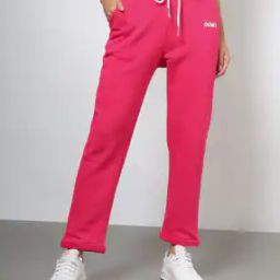 Women Brand Print Track Pants-image-7