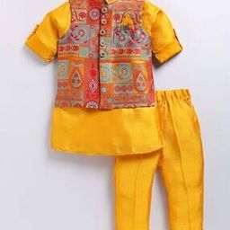 little collars Boy Embellished Suit Set-picture-34