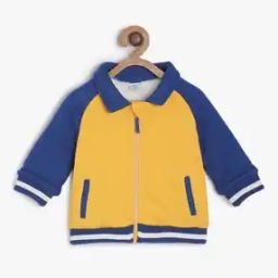 Boys Colourblock Zip-Front Cotton Jacket-picture-11
