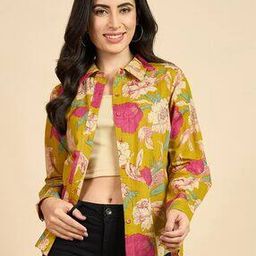 Women Floral Print Regular Fit Shirt-image-35