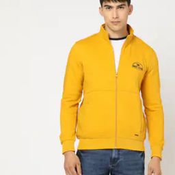 Slim Fit Zip-Front Sweatshirt-image-35