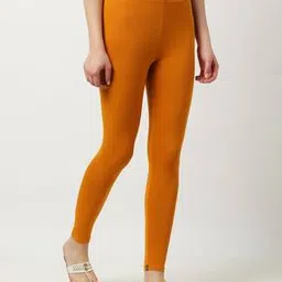 Ankle-Length Leggings with Elasticated Waist-image-83