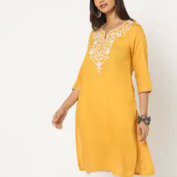 Embroidered Straight Kurta-image-76