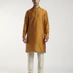 Embroidered Neck Straight Kurta-image-88