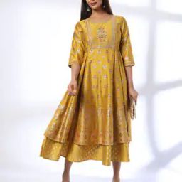 Women Floral Print A-Line Dress-image-25