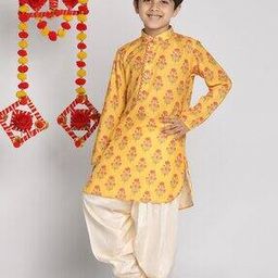 Floral Print Kurta Pyjama Set-picture-21