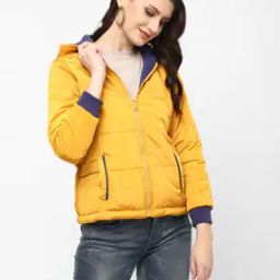 Hooded Zip-Front Puffer Jacket-33