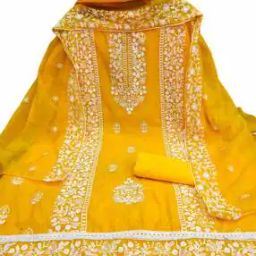 Embroidered Unstitched Dress Material-image-81