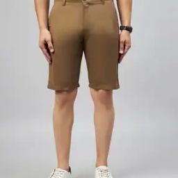 Men Regular Fit Flat-Front Shorts-picture-53
